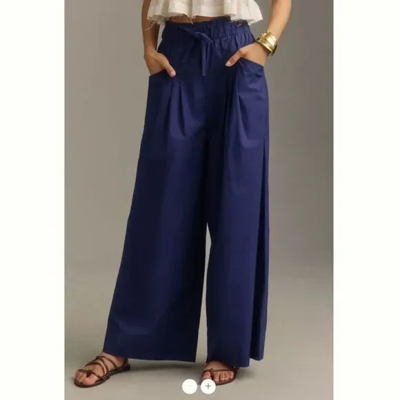 Anthropologie Maeve Skirty Utility Wide-Leg Pants - Picture 2 of 4